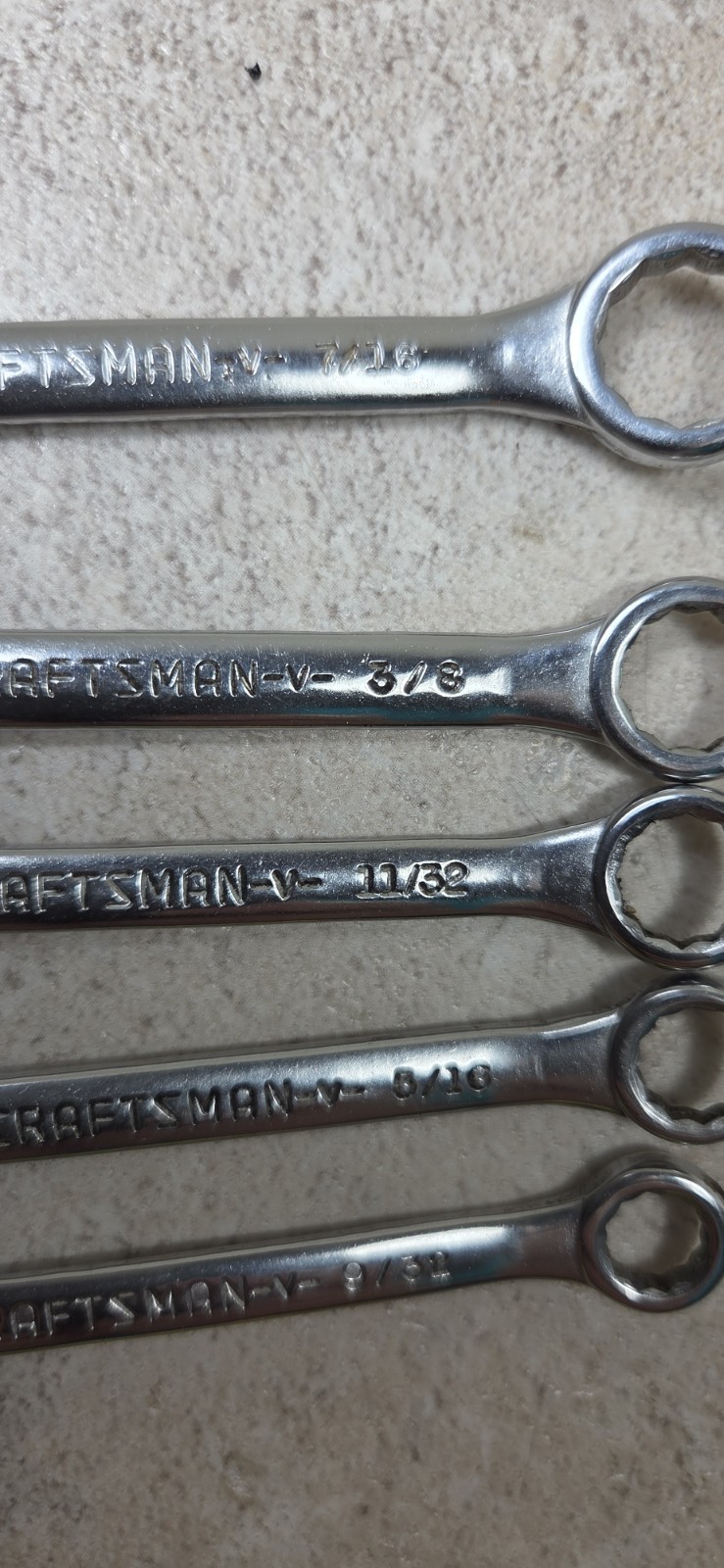 Craftsman V Series 9 Pc Mini Combination Ignition Wrench Set