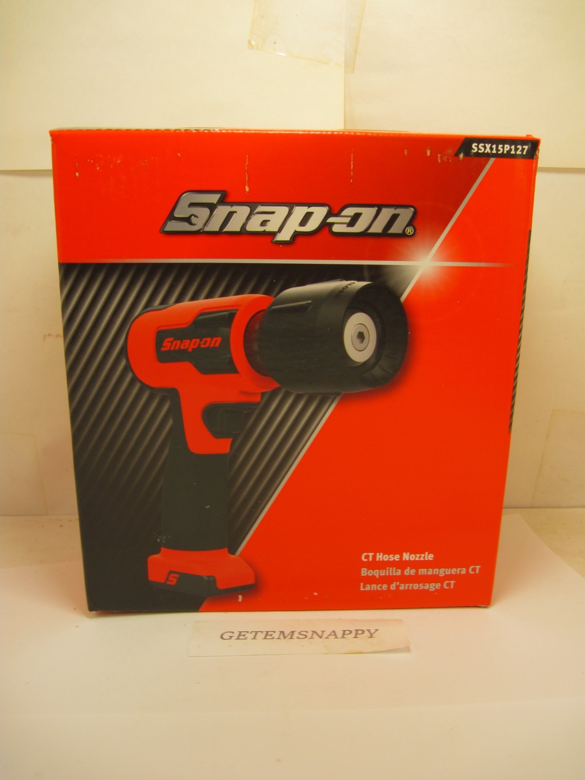 Snap On Hose Nozzle With Impact Wrench/Drill Style Handle SSX15P127 NEW