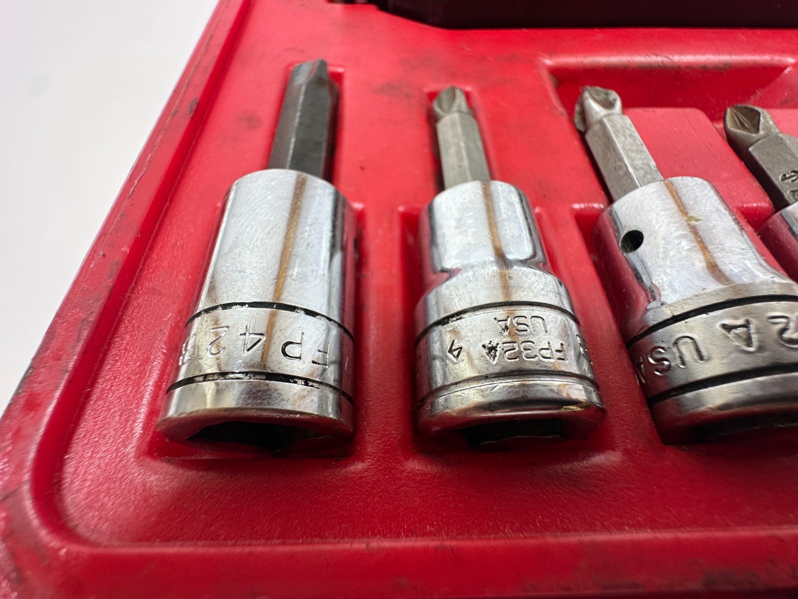 🇺🇸 Snap On Tools USA 208EPIT 8pc 3/8″ Drive Hand Impact Driver Set w/ Case