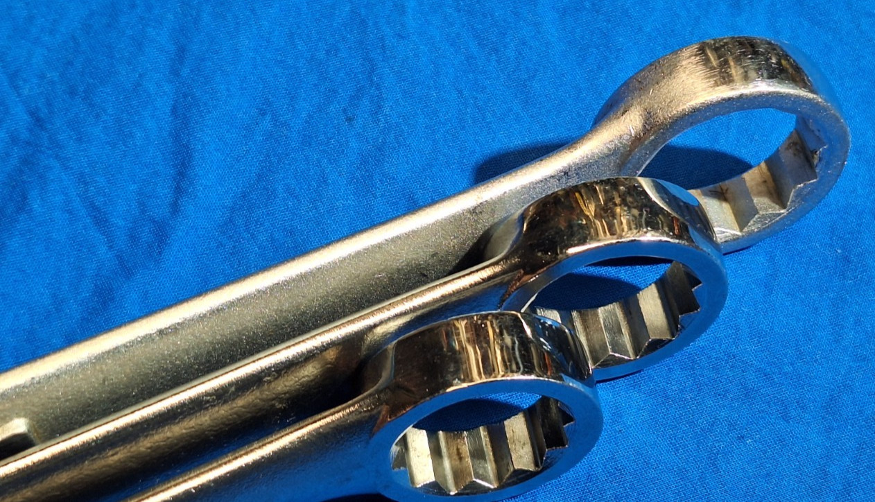 USA Craftsman 3pc SAE Large combination wrenches 1-1/4″, 1-1/8″ 1-1/16″ 44708 07