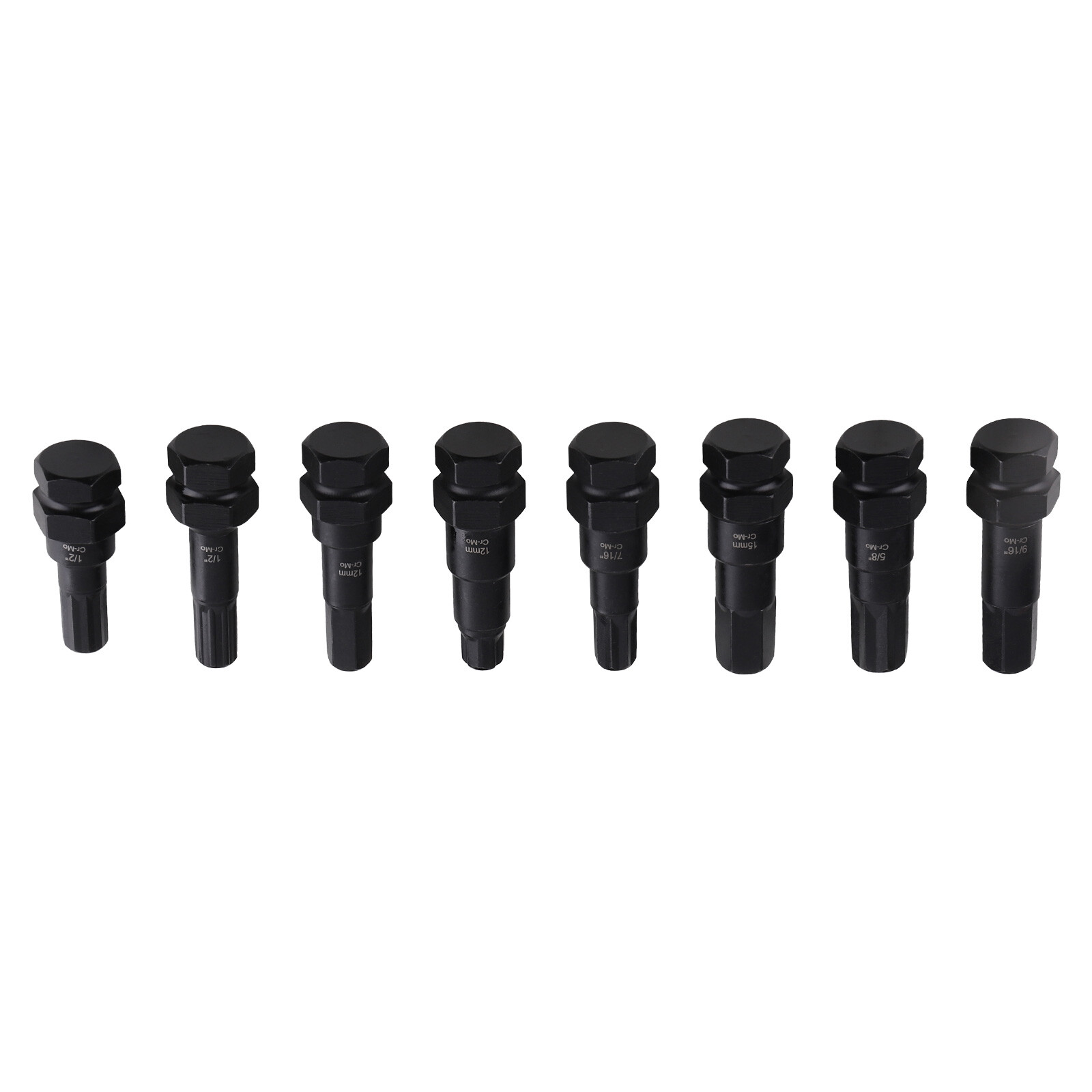 16pc Locking Lug Nut Master Key Set Wheel Lock Tire Lug Removal SKT Tool Kit New