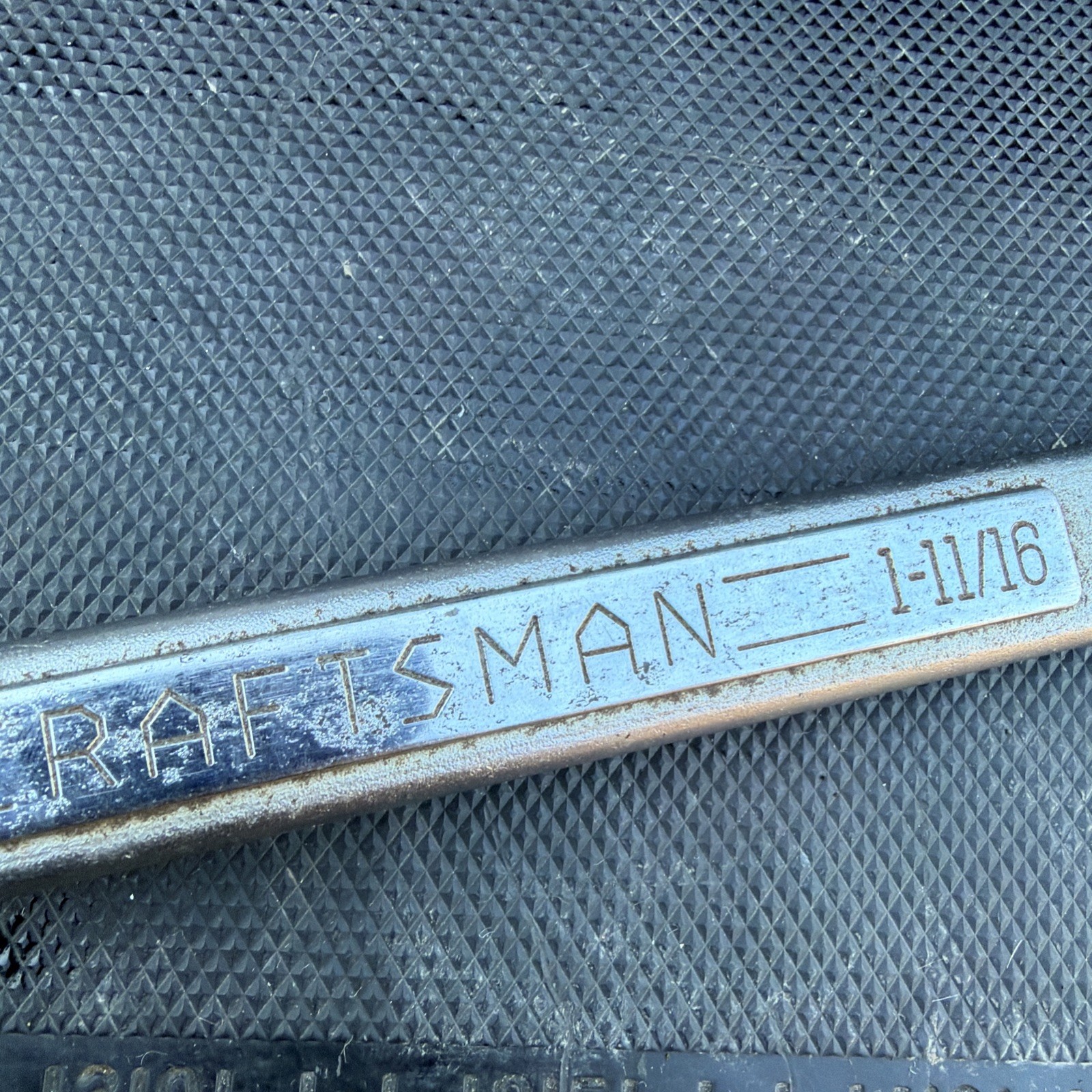Rare Sears Craftsman USA Nos 1-5/8” X 1-11/16” Double Box End Wrench Pointy A