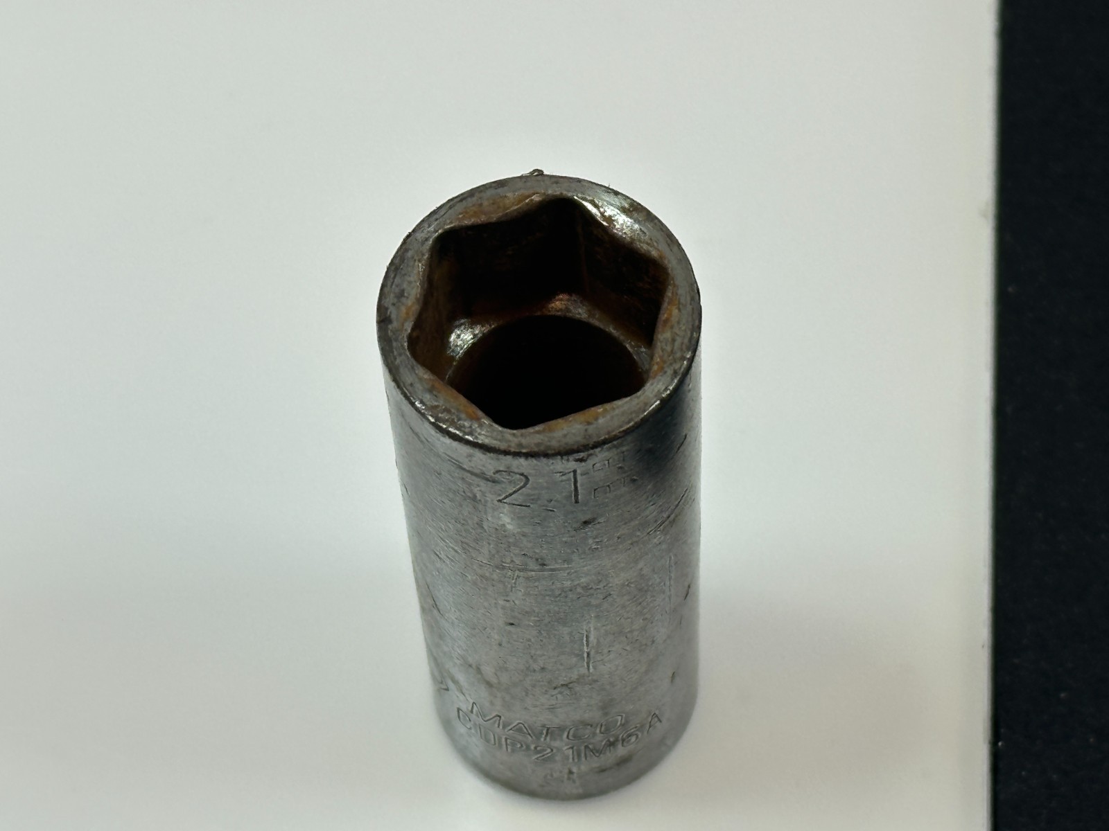 Matco Tools USA 21mm Metric Deep Impact Socket, 1/2″ Drive, 6 Point, CDP21M6A