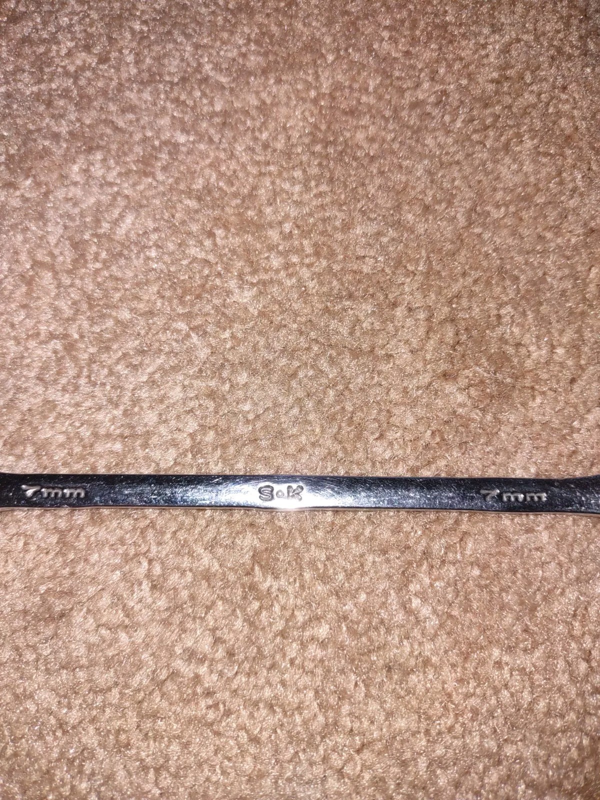 S-K Professional Tools #88707 Metric 7mm 6 Point Standard Combination Wrench
