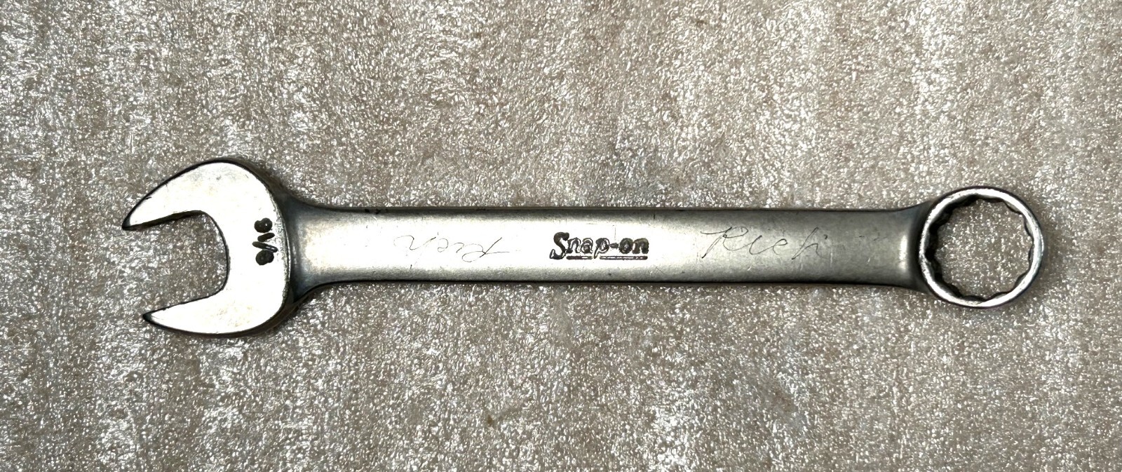 Snap On Tools 9/16″ SAE Combination Wrench 12 point OEX180 Made in USA