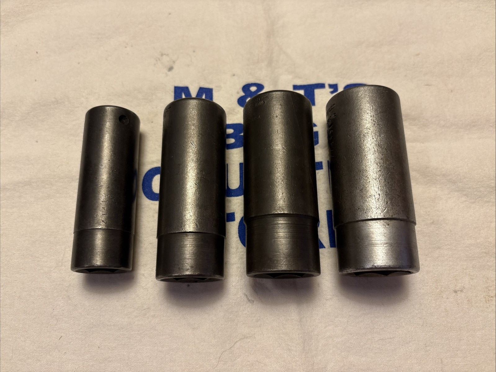 Snap-on Tools 1/2″ Drive 4pc Deep 6pt SAE Impact Socket Set SP240 – SP320 1/2