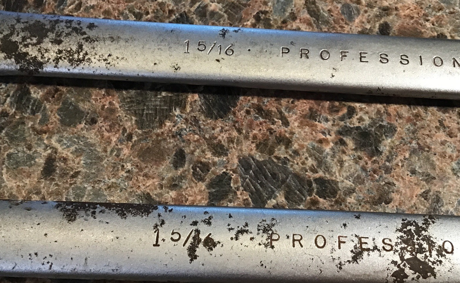 Proto Professional Combination Wrench Set 7/8, 1, 1 1/4, 1 5/16 (2) Total Of 5