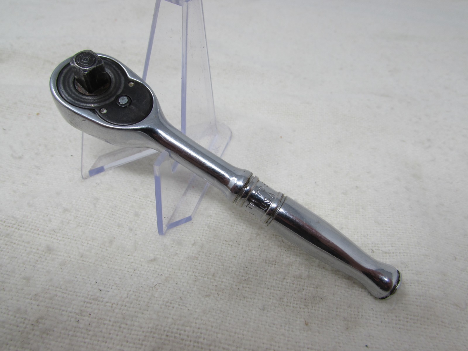Clean Snap On TM70B 1/4″ Drive Standard Ratchet No Initials No Toolbox Rub Marks