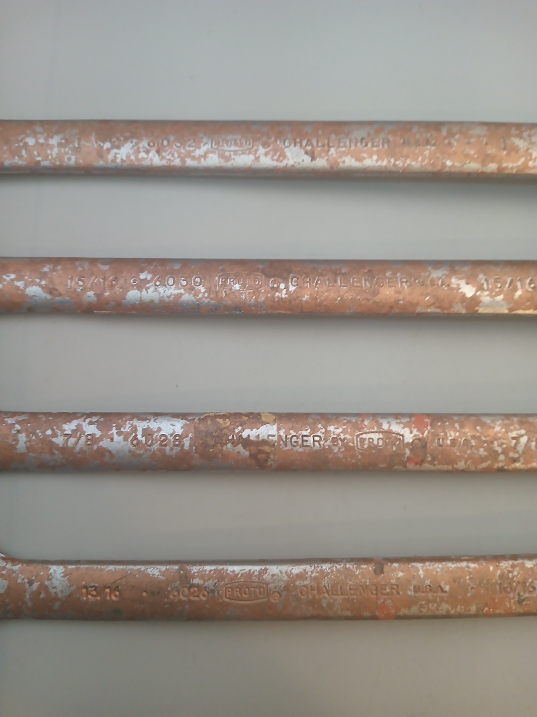 CHALLENGER 4 piece WRENCH lot