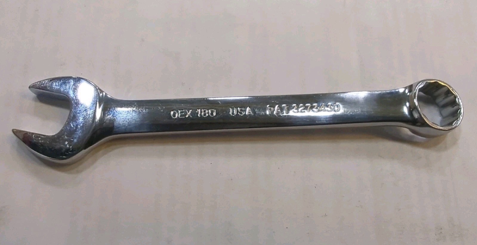 Nice Snap-on OEX-180 9/16″ Short Combination Wrench 12 Pt SAE USA