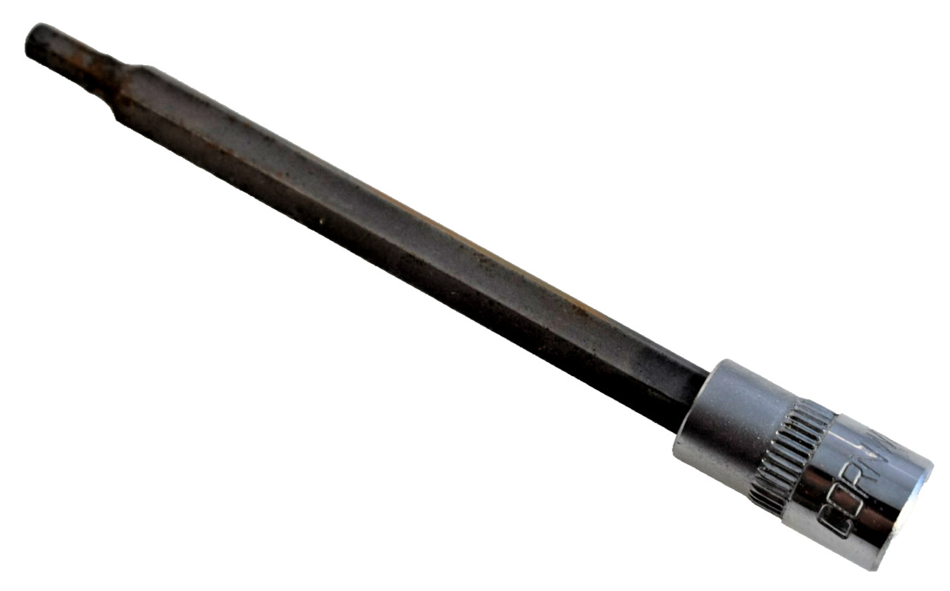Cornwell Tools CBS5320XL 5/32″ SAE Long Hex Bit Socket Driver 1/4″ Drive Chrome