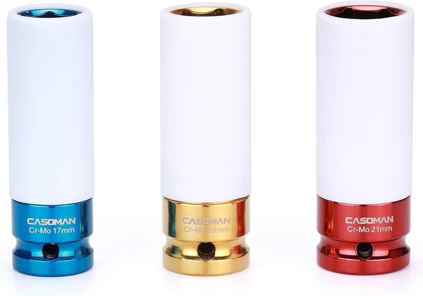 Oil Rubbed Finish 1/2-Inch Drive Impact Sockets for Safe Wheel Maintenance