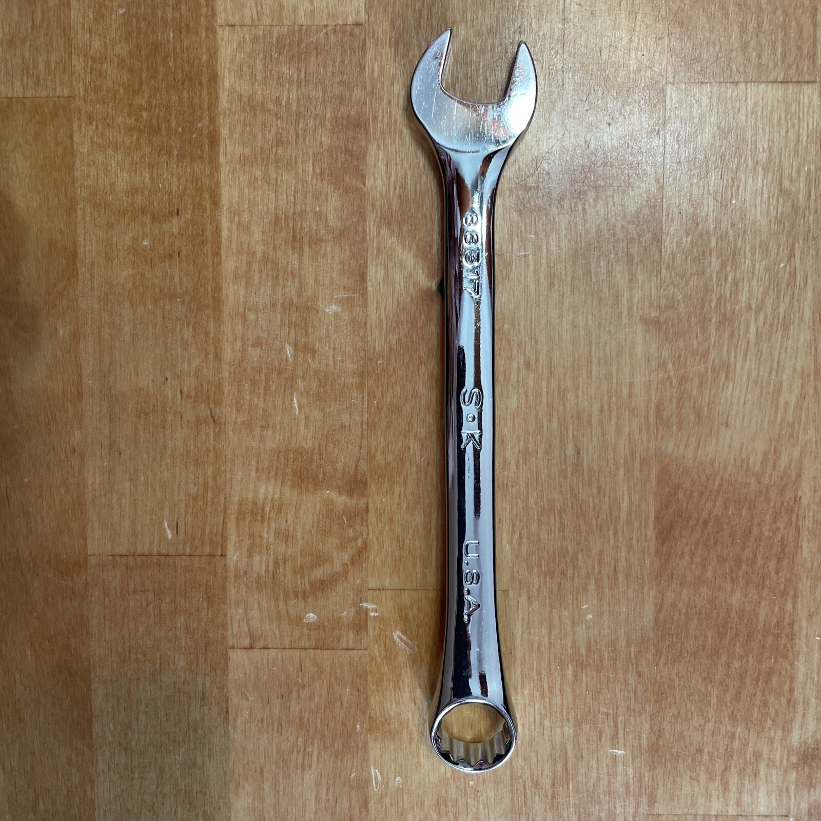 SK Tools 17 Mm Regular Length Super Krome Combination Wrench 88317 Made In USA!