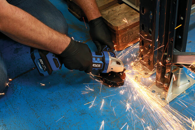 Laser Tools 8010 Cordless Portable Angle Grinder 20V Body Unit Only