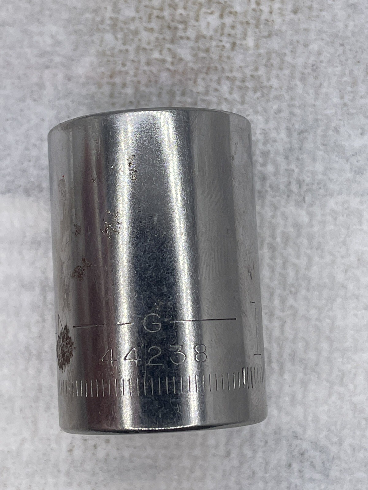 Vintage Craftsman 1/2″ Drive 19mm 12pt Standard Socket G44238 USA