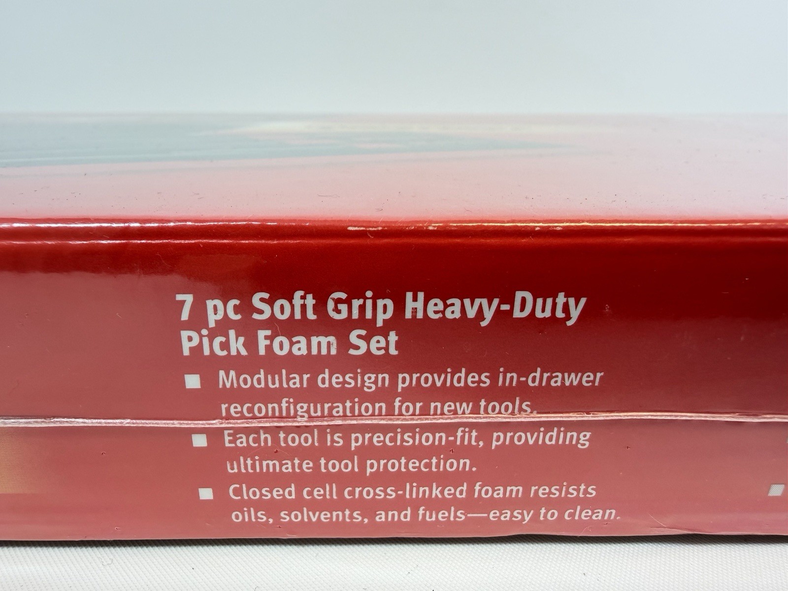 NEW Snap on SGLAS01FSETFR 7pc RED Soft Grip Heavy-Duty Foam Pick Set NEW SEALED