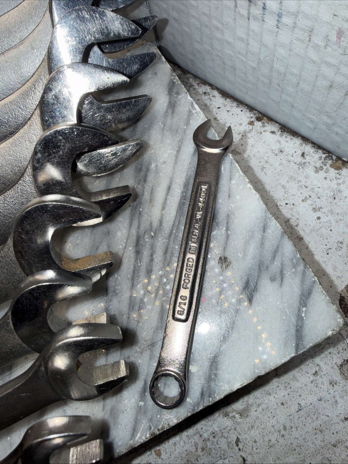Craftsman , 14 pieces combination wrenches SAE 12 point, Made in the USA