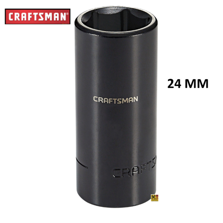 Craftsman 1/2 Inch Drive Impact Deep Socket 6 Point Metric MM Inch SAE Pick Size