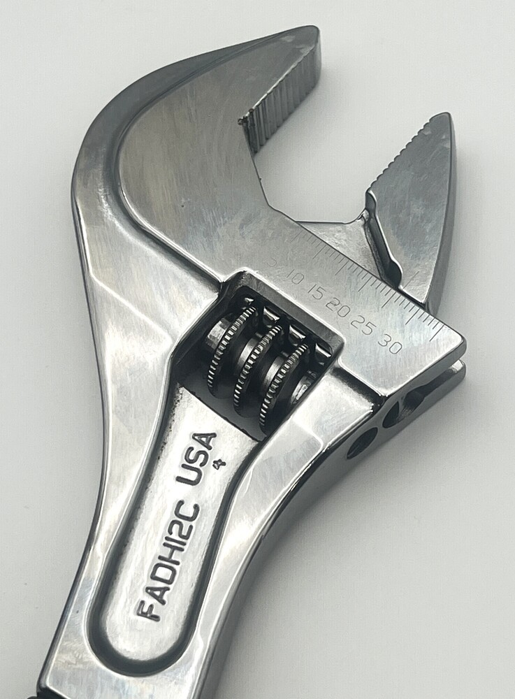 Snap-On Lot of 2 Crescent Adjustable Wrench FADH8C FADH12C Dark Titanium