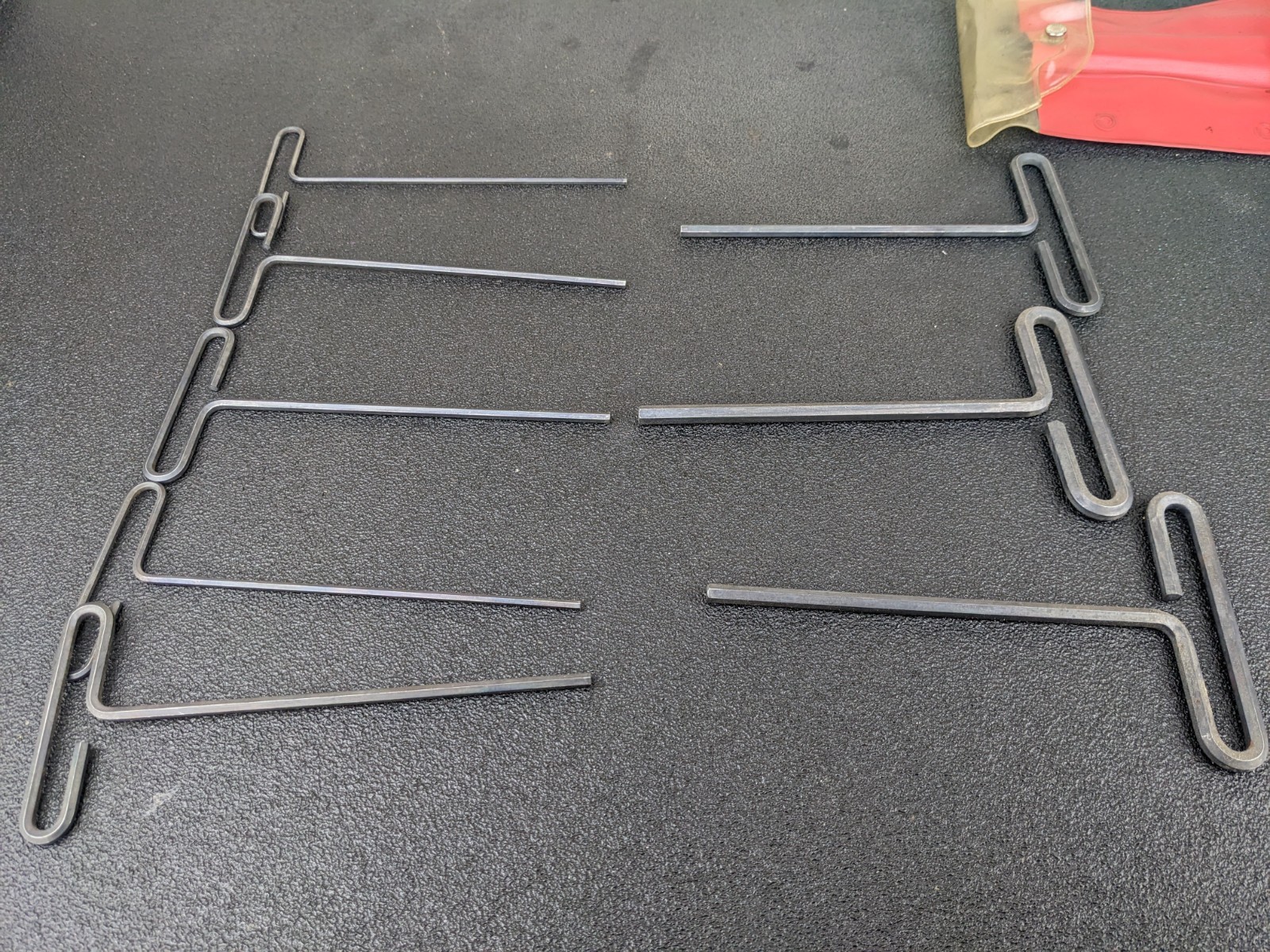 #bn655 Blue Point GAW-1600A 8 Piece Set SAE T-Handle Hex Keys 6″ Arms USA