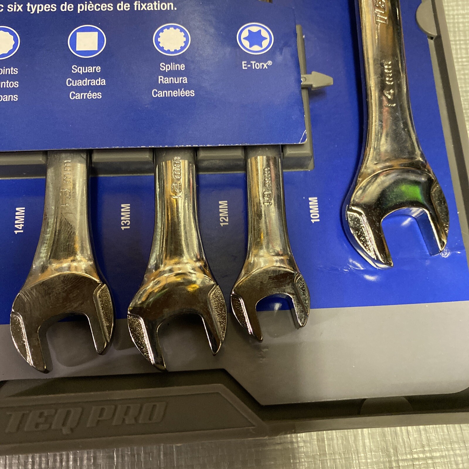 TEQ Correct Pro – 5 Pc Universal Ratcheting Wrench Set – Metric – TP85591A