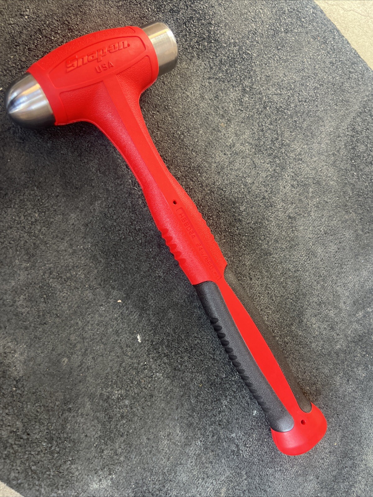 For Snap-on Tools NEW RED 24/680g Soft Grip Dead Blow Hammer HBBD24