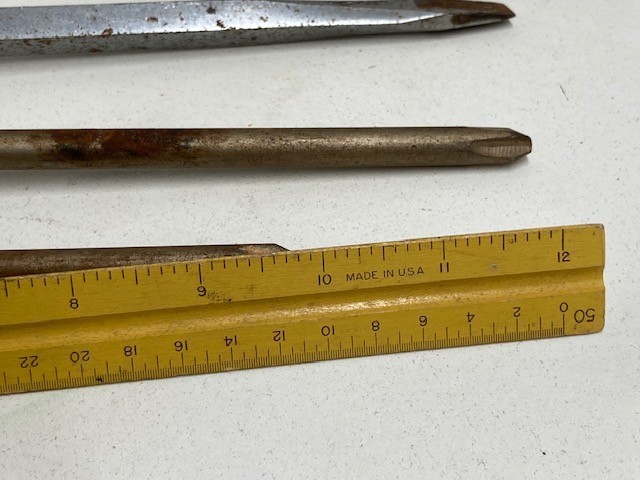 Vintage Lot of 6 Craftsman + Stanley Screwdrivers 3 Flat 3 Phillips Exta Short