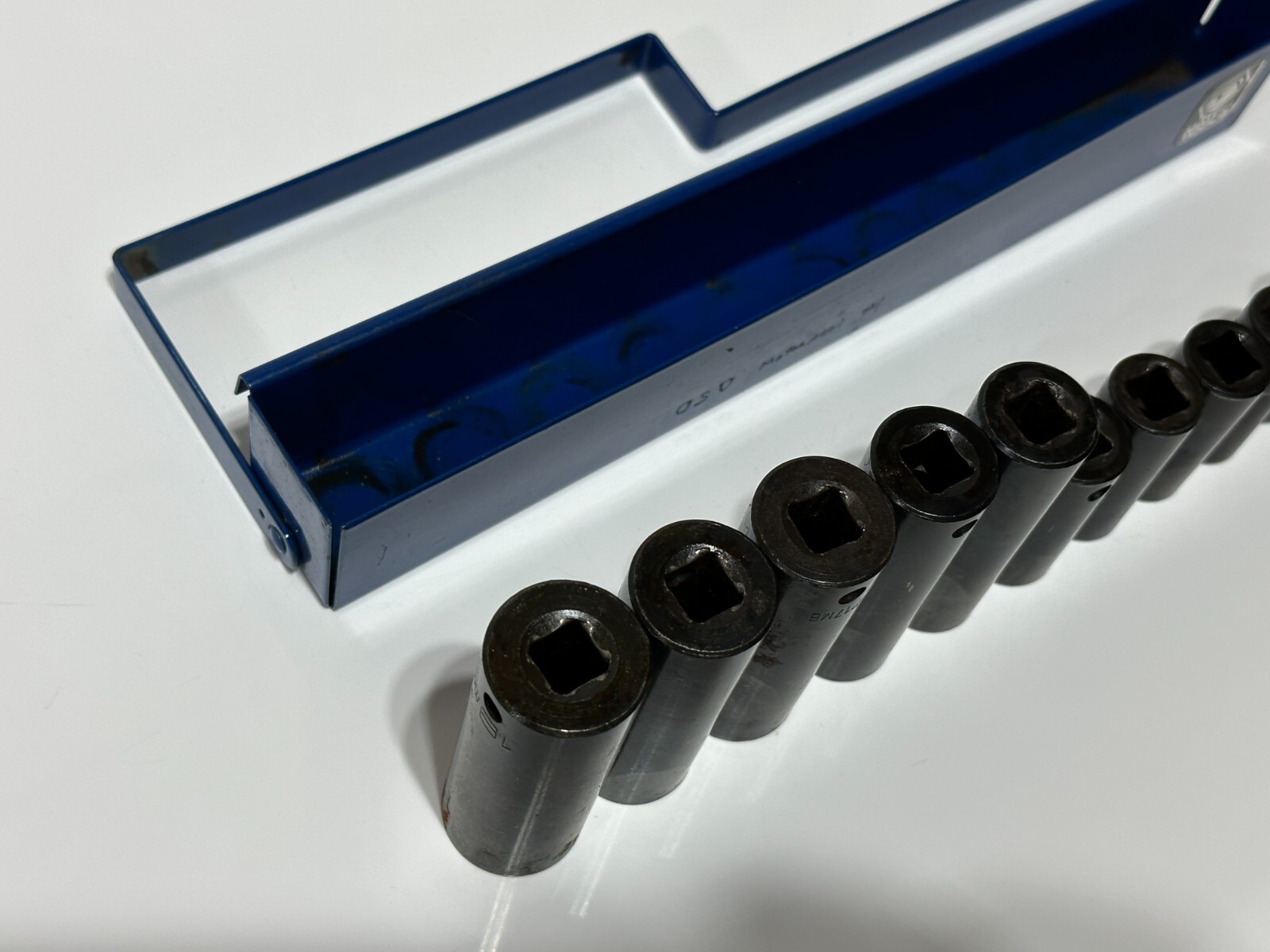Matco Tools USA 12pc 3/8” Drive Metric Deep Impact Socket Set – 6 Point – 8-19mm