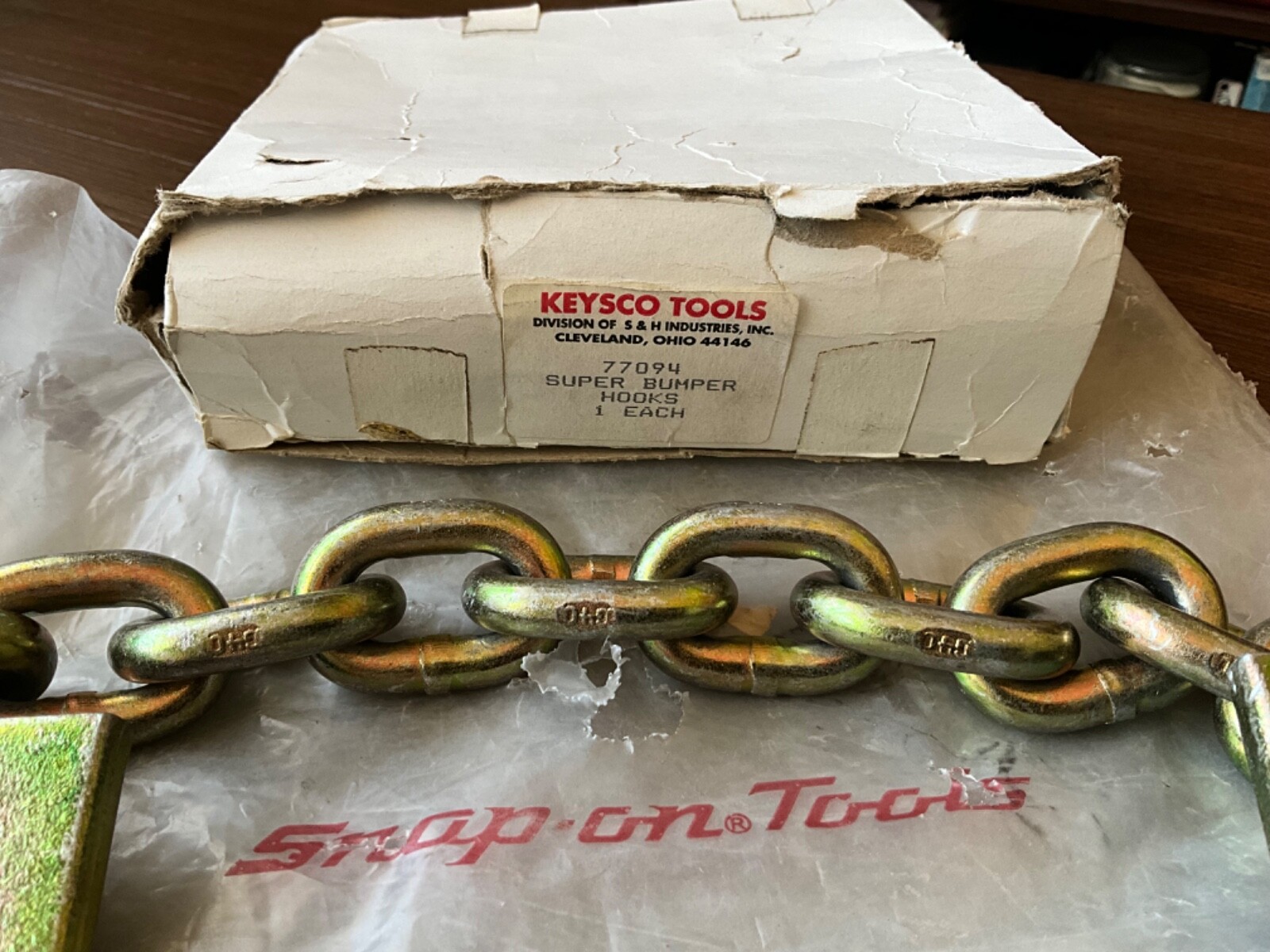 Keysco/Snap On #77094 “Super Bumper Hooks», Bumper/Large Panel Straightener