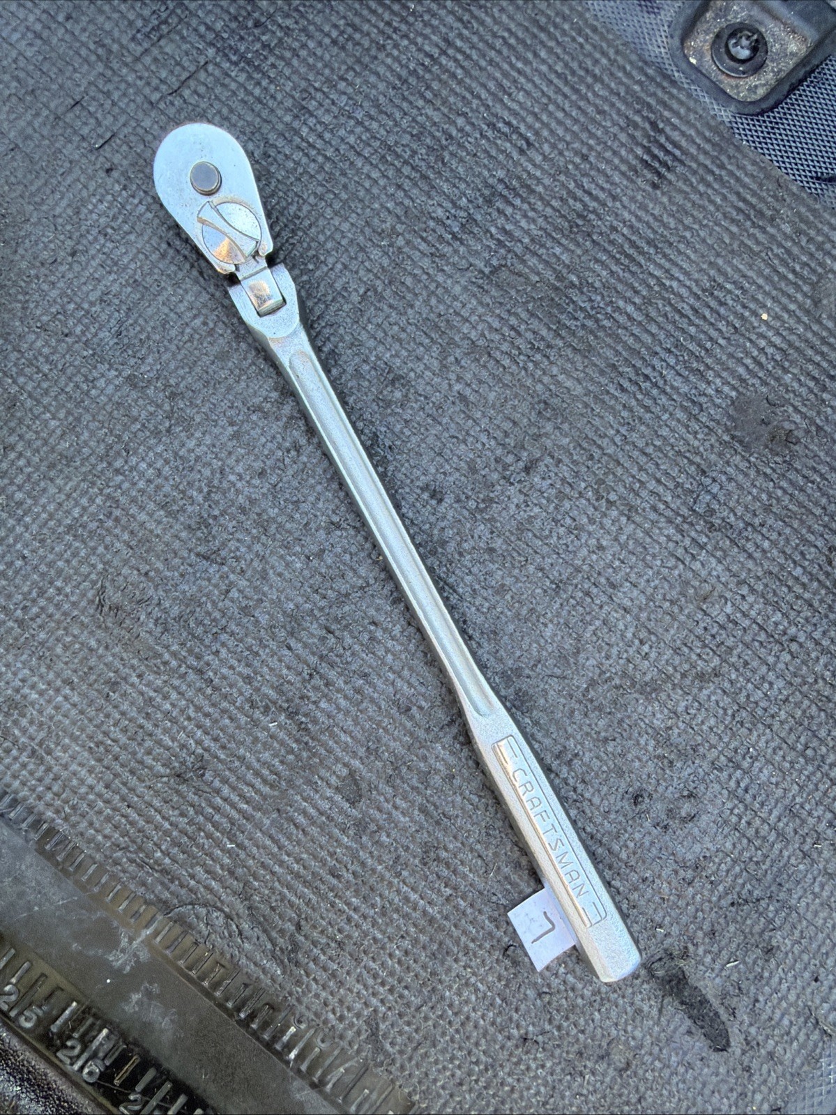 Sears Craftsman USA 3/8” Hourglass Flex Head Ratchet 42793 V Series Rare 11.5”