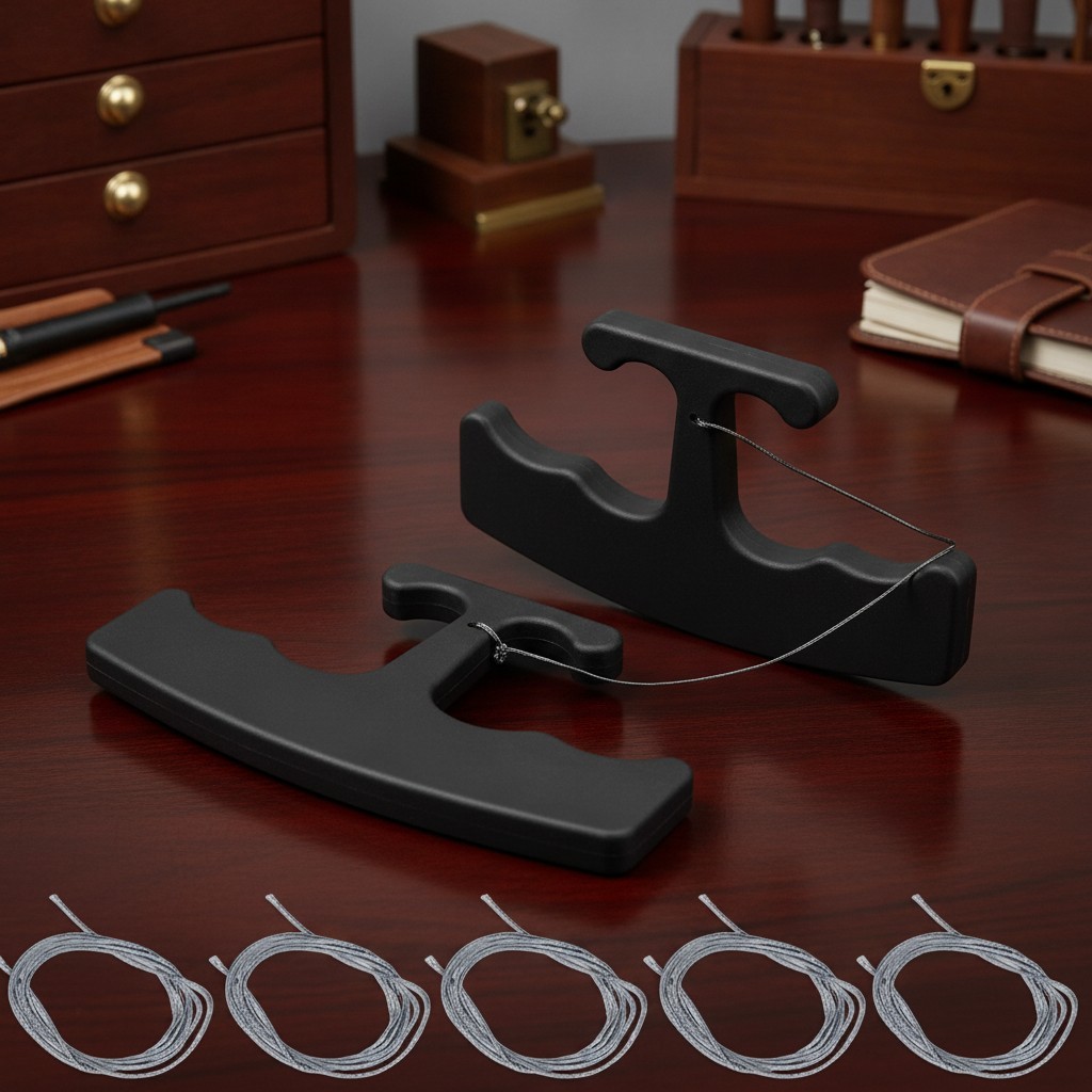 Emblem Removal Kit Car Badge Remover Tools with Spare Cord for Vehicle Logos