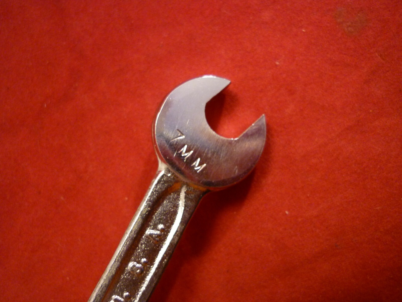 VINTAGE NOS INDESTRO OPEN END WRENCH 6MM X 7MM # 40607 USA MADE
