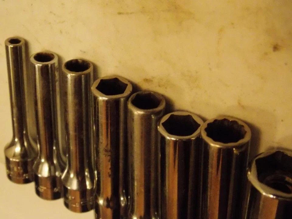 Snap-On Deep Socket 6pt 1/4″ Dr 3/16 to 9/16″ SAE sold as singles FREE ShipAftr1