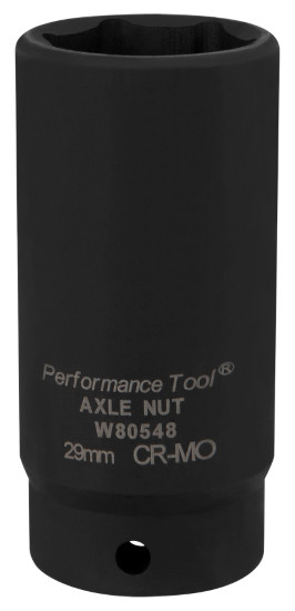 W80548 Front Axle Nut Socket 29mm