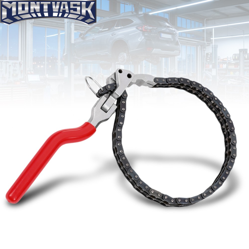 Heavy-Duty Ratcheting Chain Wrench Oil Filter Change Pipe Fittings 60-160mm