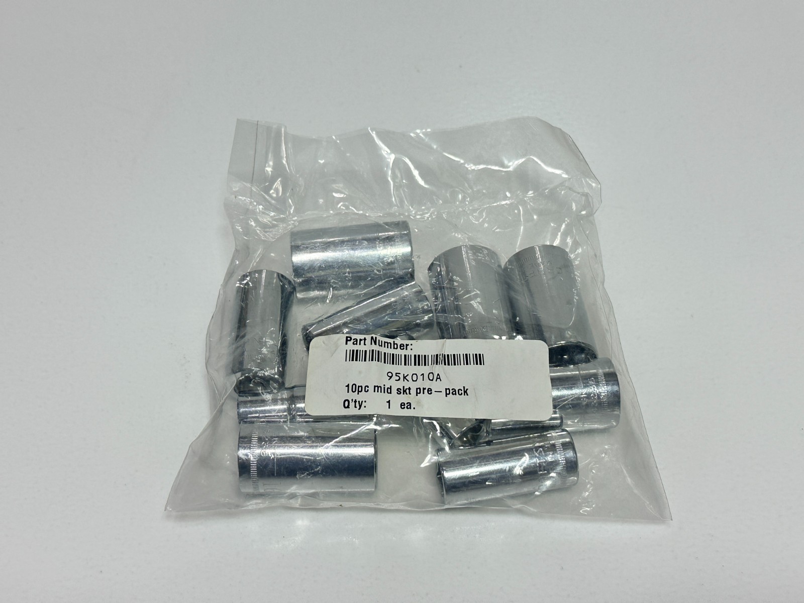 Craftsman USA 43239 GK (RARE) 10pc 3/8″ Drive Metric Mid-Length Socket Set 10-19