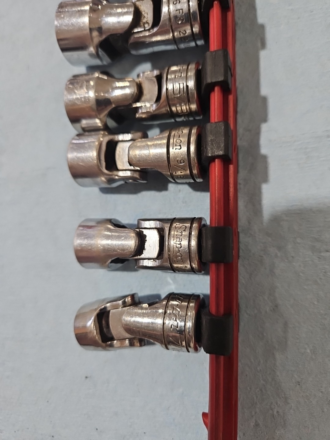 SNAP-ON 3/8″ Drive Universal/Swivel Sockets FS14A 7/16” -FS24 3/4”