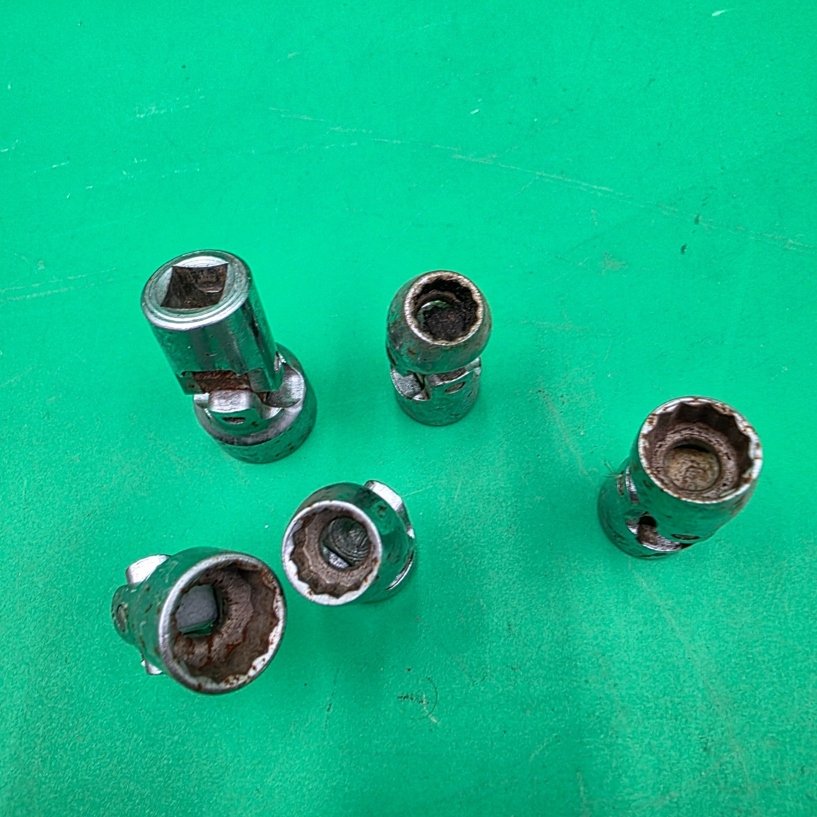 Used Lot of 5 Williams Universal Joint Sockets BU- 1212, 1216, 1218, 1214, 1222