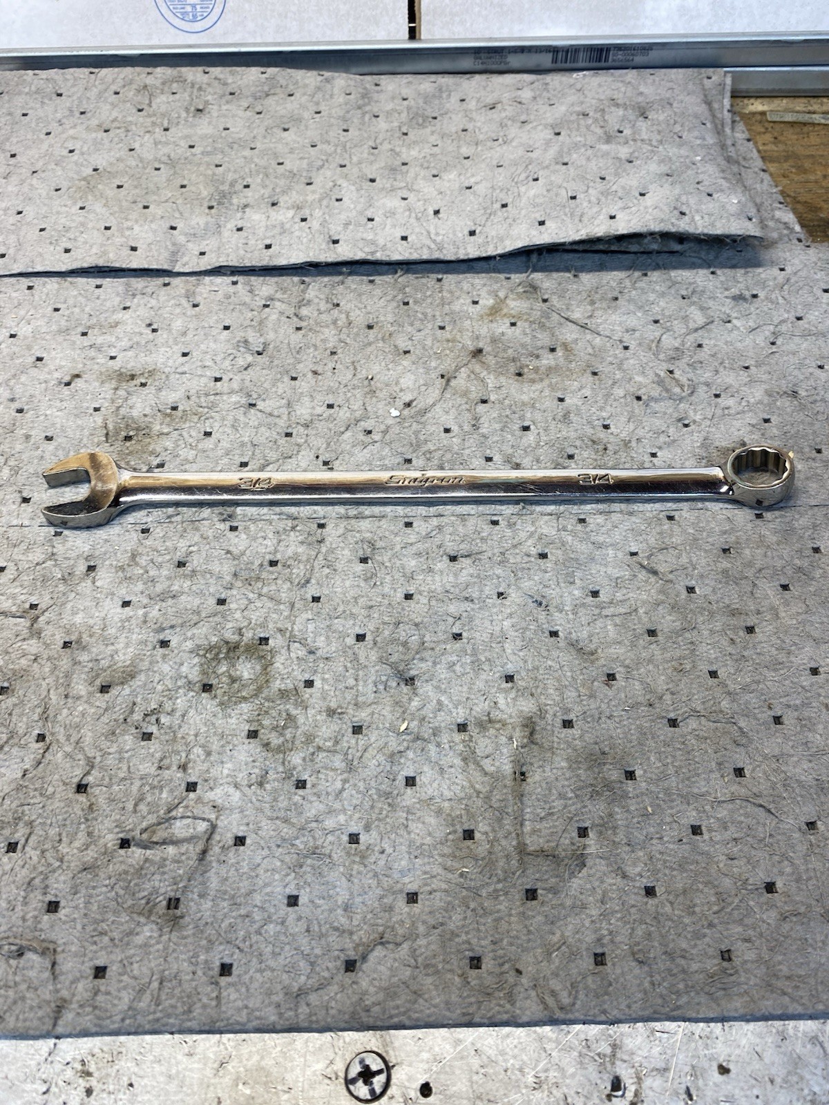 SNAP ON OEXL24B 3/4″ 12 PT XTRA LONG COMBINATION SAE OPEN BOX END WRENCH