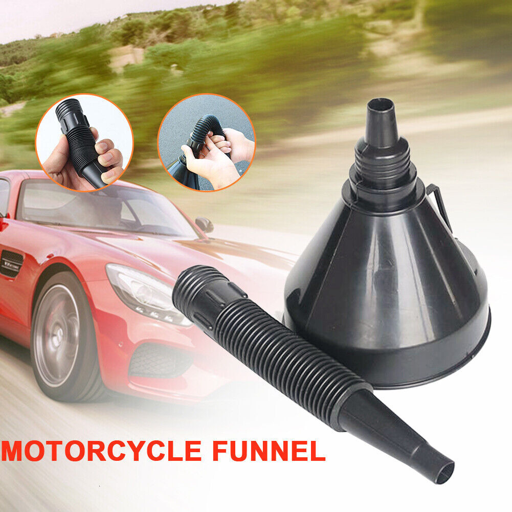 Automotive Plastic Funnel Flexible Detachable Spout Car Funnels Oil Liquid Tool