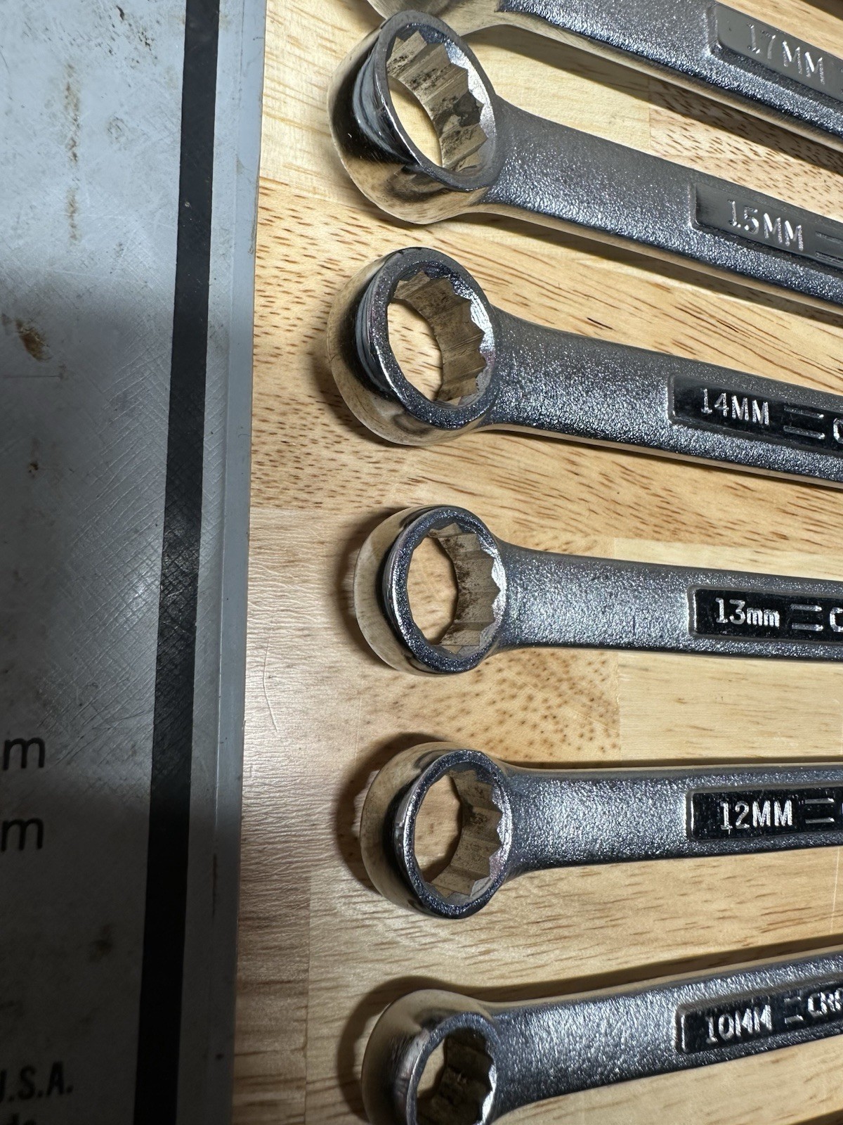 Craftsman USA 8-19mm Metric Wrench Set 4291 9 Piece Missing 6mm