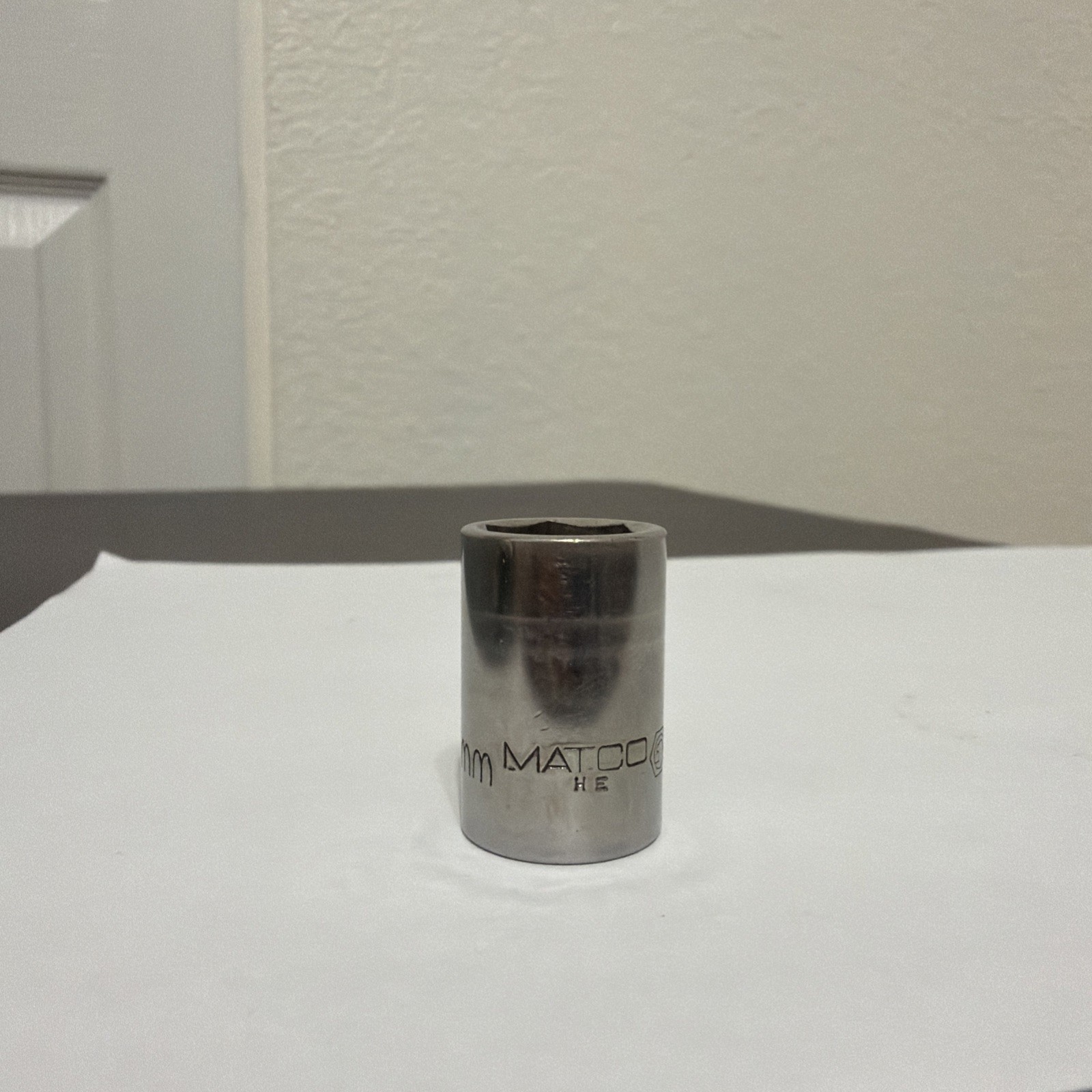 Matco Tools B12M6 12mm Metric Shallow Socket 3/8″ Drive 6 Point Chrome USA