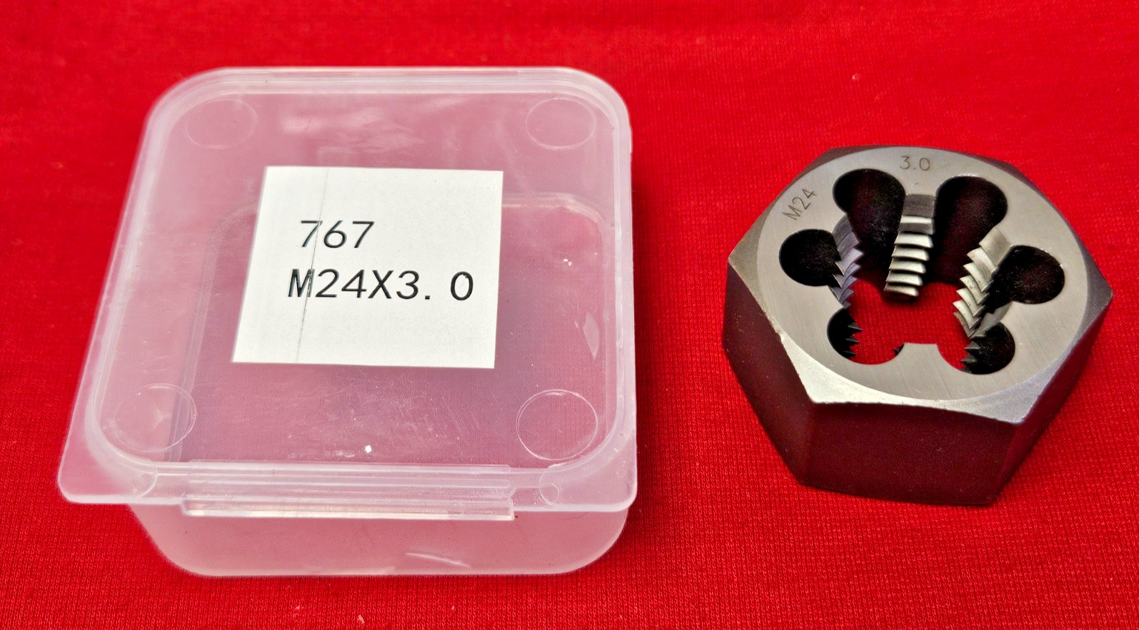 M24 X 3.0 Metric 1-13/16″ Hex Die Irwin Hanson 8569 Rethread Die 24MM CS USA