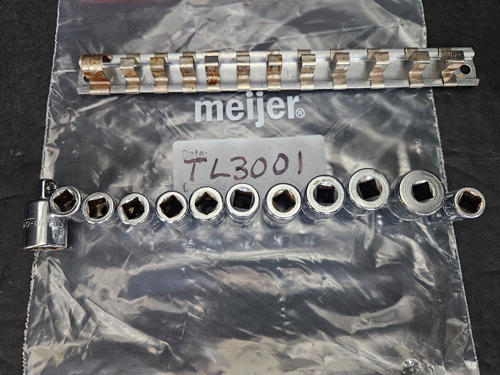 SNAP ON #TMM SERIES METRIC 5.5MM-14MM 12 PC 1/4″ DRIVE 6 PT SOCKET SET (TL3001)