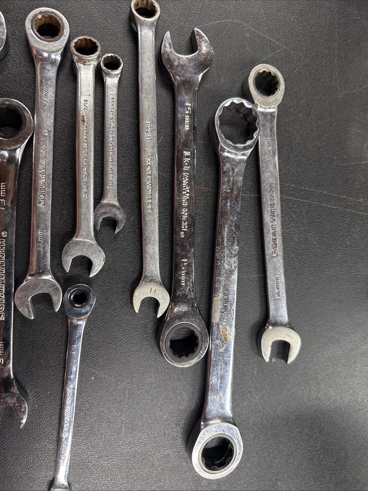 Proto & Gearwrench Combination Wrenches 11 Pieces