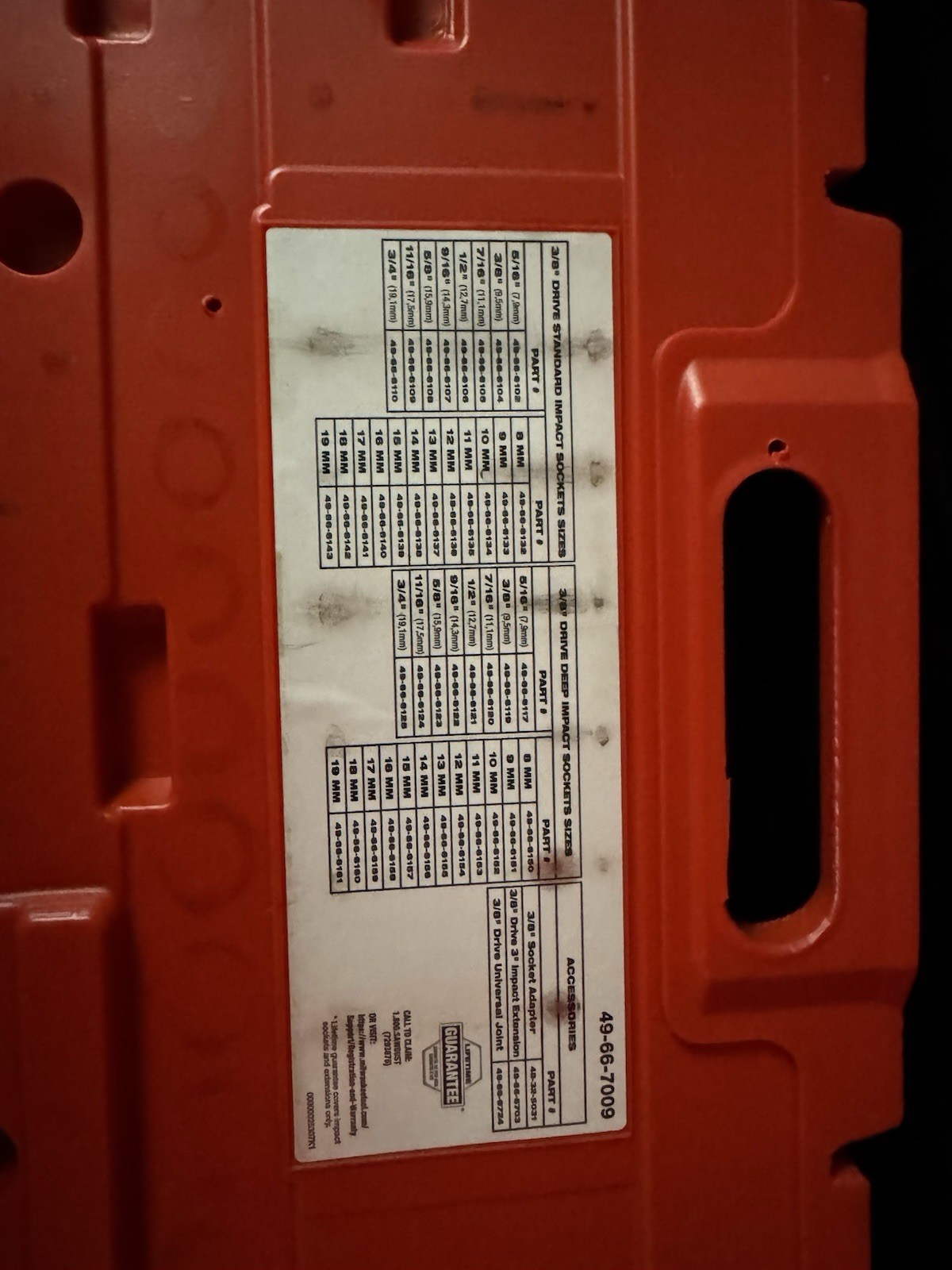 Milwaukee Shockwave Impact 3/8 in Socket Set