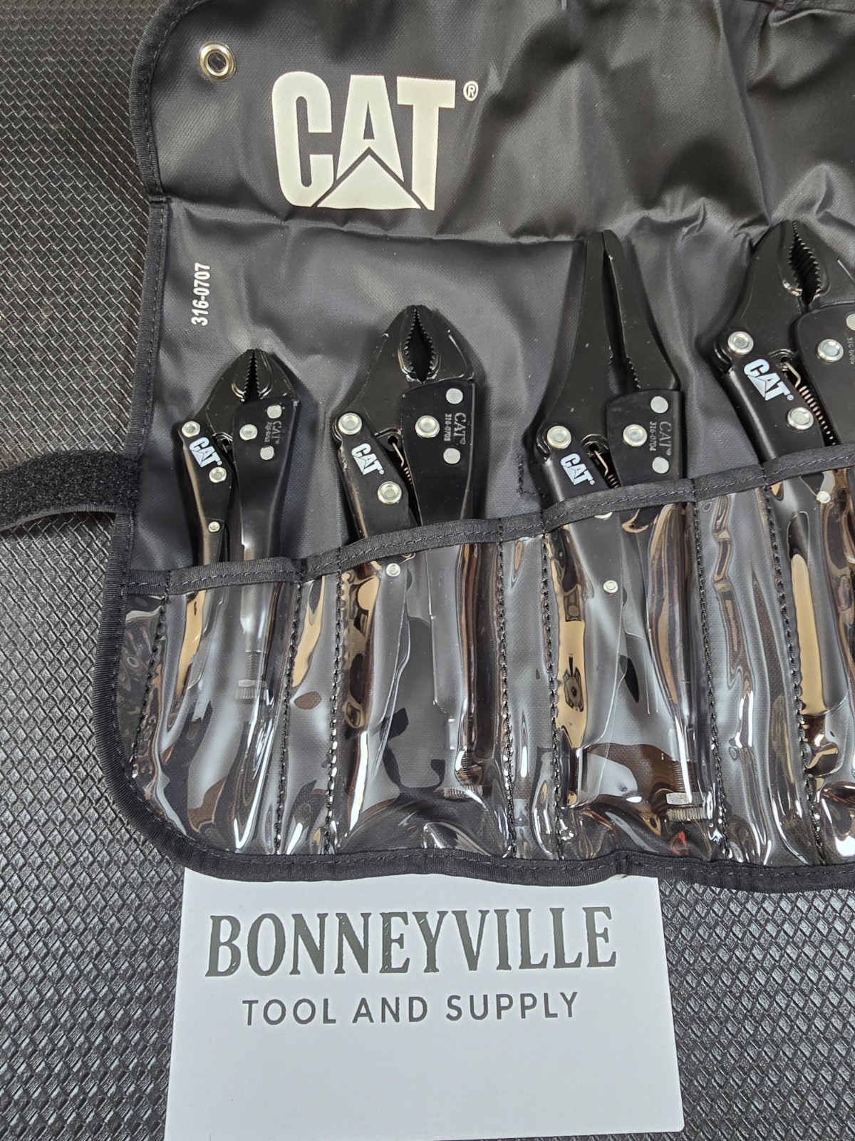 Cat Tools Caterpillar 5pc Locking Plier Set By Snap On Corp Spain 316-0707