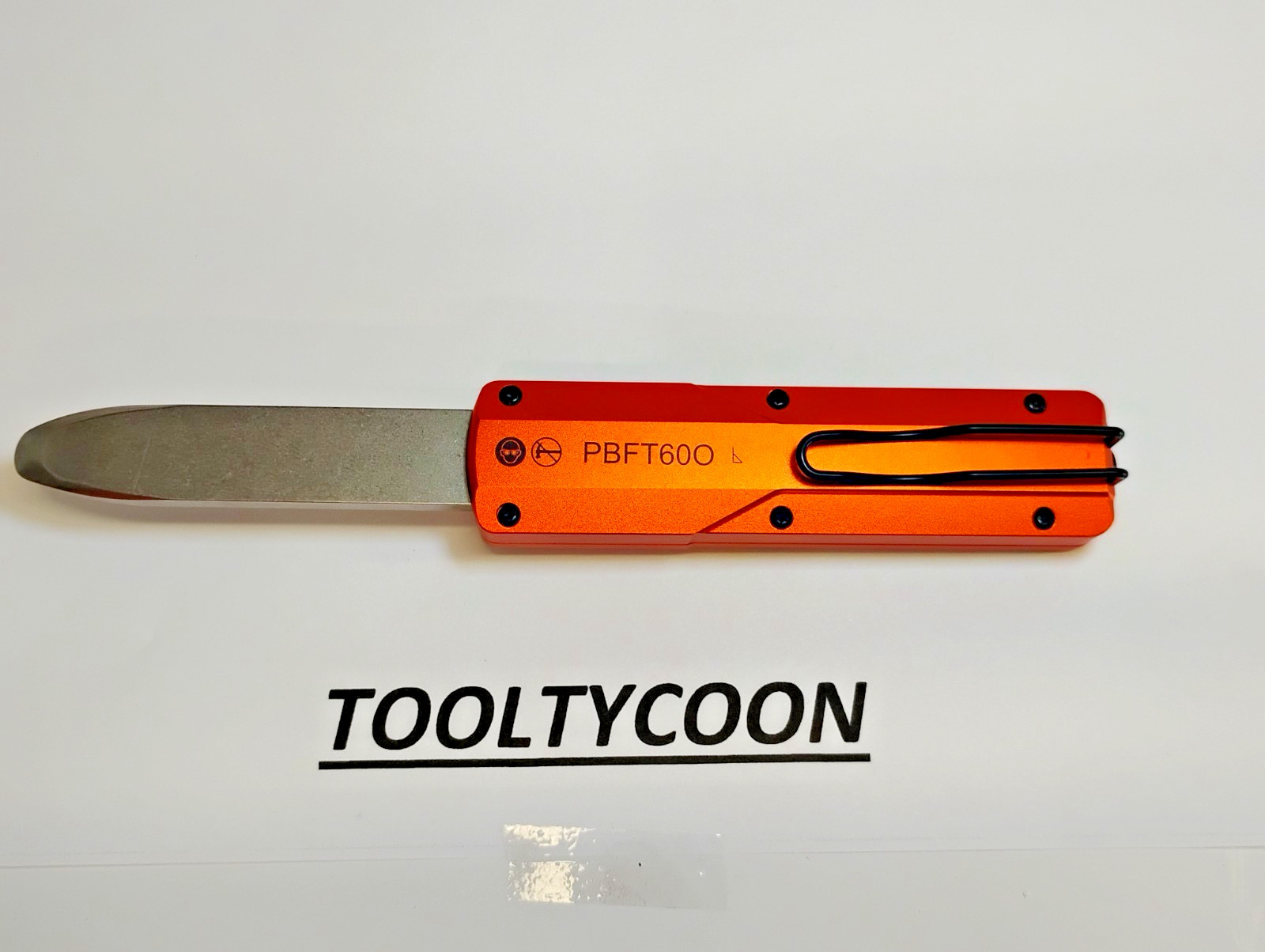 Snap-on Tools NEW ORANGE “OTF” Out The Front Retractable Panel Tool PBFT60O