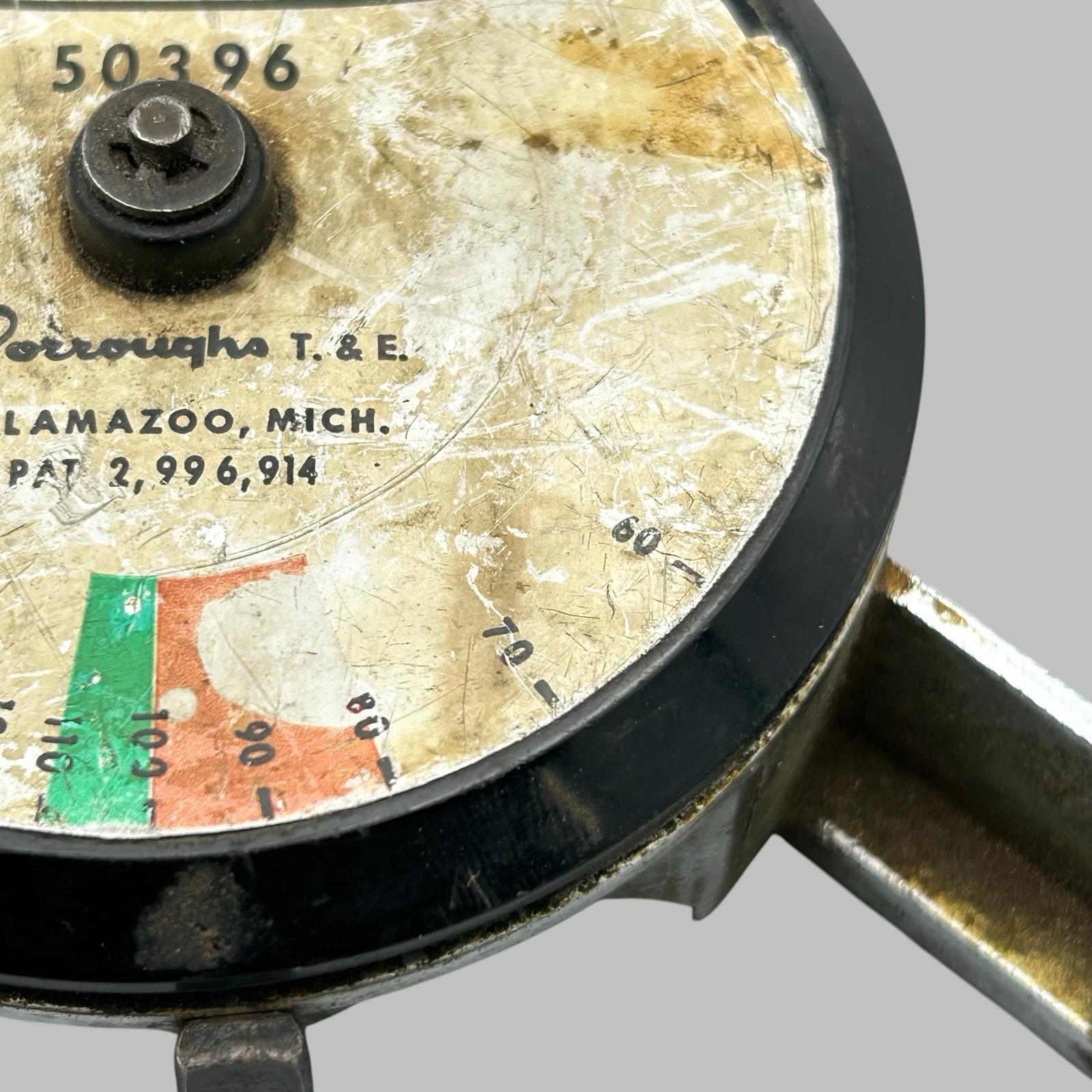 Borroughs Mark IV Belt Tension Gauge 50396 Vintage Rough Ships Quickly