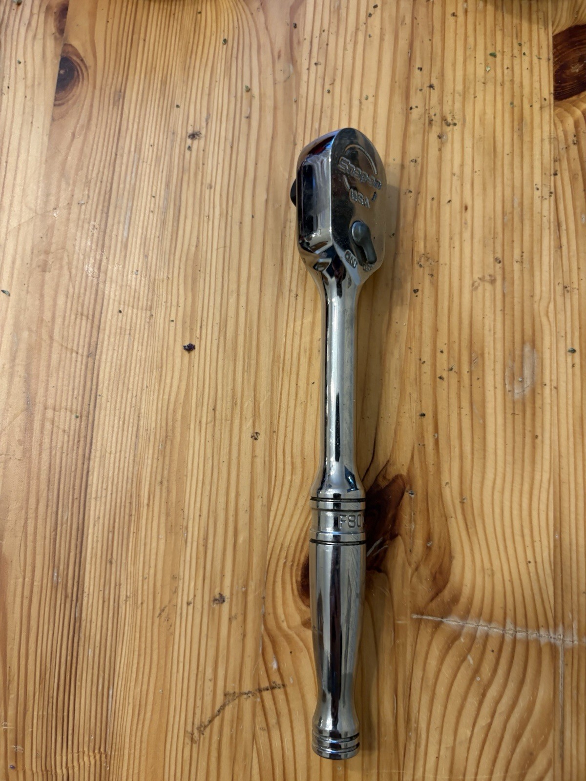 Snap On F80 3/8 Drive Fixed Head Ratchet Dual 80